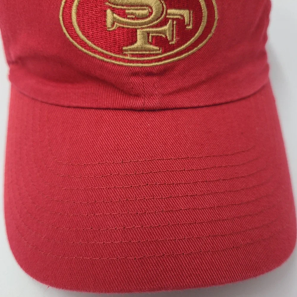 San‎ Francisco 49ers Hat Strapback (Fits Small) Fanatics Red Gold NFL Football